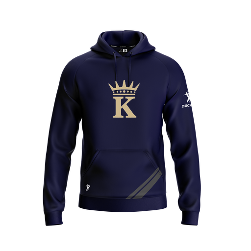 [FOLHSMNV-YXS-LOGO1] Decker Summit Hoodie (Youth XS, Navy, Logo 1)