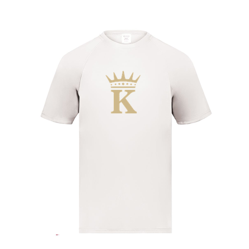 [2790.005.S-LOGO1] Men's Smooth Sport T-Shirt (Adult S, White, Logo 1)