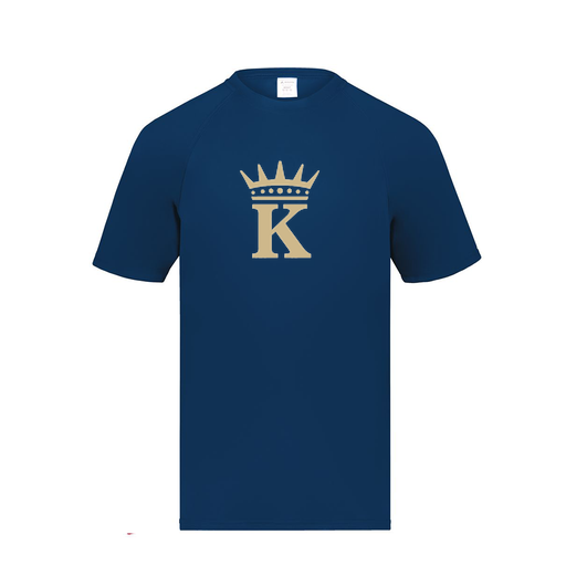 [2790.065.S-LOGO1] Men's Smooth Sport T-Shirt (Adult S, Navy, Logo 1)