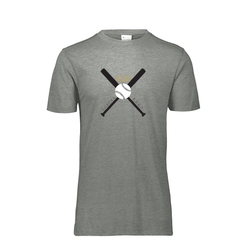 [FTSCUBGY-YS-LOGO2] Decker Youth Tri-Blend T-Shirt - Short Sleeve (Youth S, Gray, Logo 2)