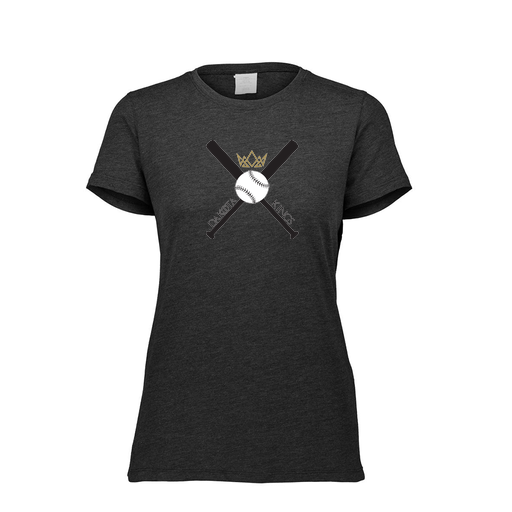 [FTSCUBBK-FAXS-LOGO2] Decker Women's Tri-Blend T-Shirt - Short Sleeve (Female Adult XS, Black, Logo 2)