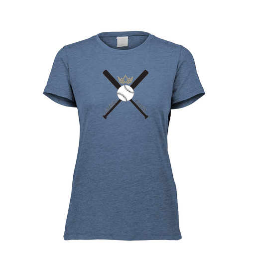 [FTSCUBNV-FAXS-LOGO2] Decker Women's Tri-Blend T-Shirt - Short Sleeve (Female Adult XS, Navy, Logo 2)