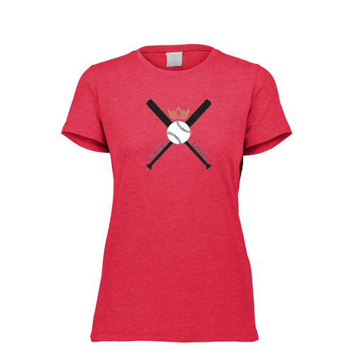 [FTSCUBRD-FAXS-LOGO2] Decker Women's Tri-Blend T-Shirt - Short Sleeve (Female Adult XS, Red, Logo 2)