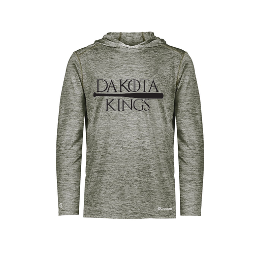 [FOLHCGGY-AS-LOGO3] Decker Men's Charge Hoodie (Adult S, Gray, Logo 3)