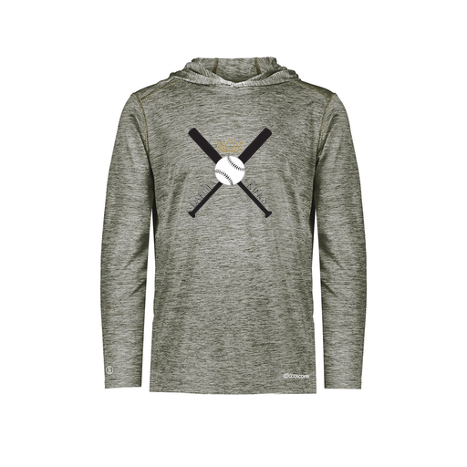 [FOLHCGGY-YS-LOGO2] Decker Youth Charge Hoodie (Youth S, Gray, Logo 2)