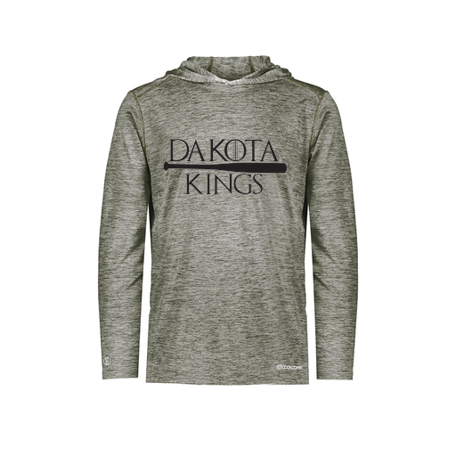 [FOLHCGGY-YS-LOGO3] Decker Youth Charge Hoodie (Youth S, Gray, Logo 3)