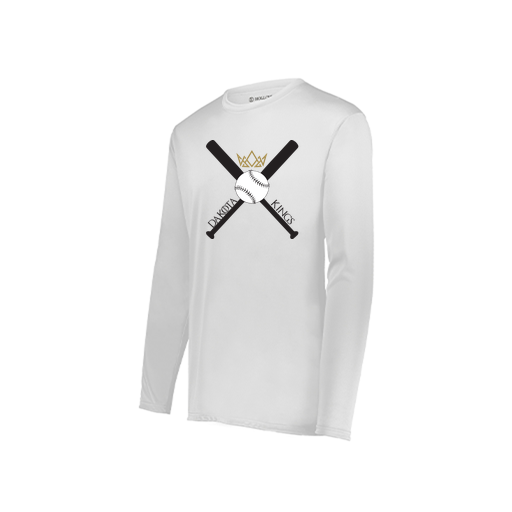 [222822.005.XS-LOGO2] Men's LS Smooth Sport Shirt (Adult XS, White, Logo 2)