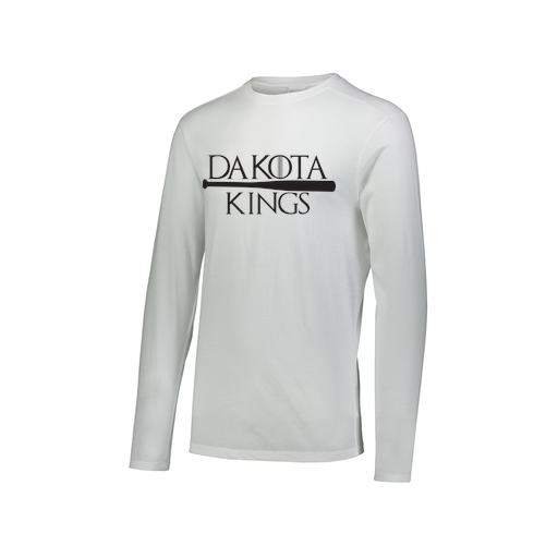 [FTLCUBWH-AXS-LOGO3] Decker Men's Tri-Blend T-Shirt - Long Sleeve (Adult XS, White, Logo 3)