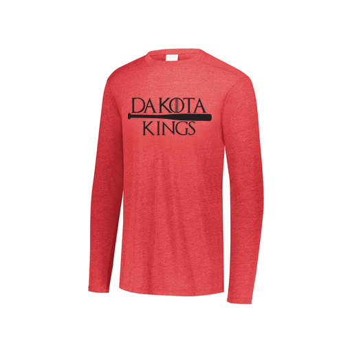 [3076.V96.S-LOGO3] Youth LS Ultra-blend T-Shirt (Youth S, Red, Logo 3)