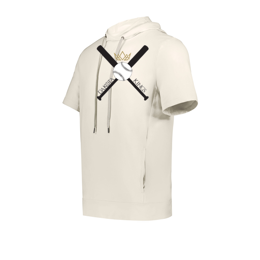 [222605-WHT-YS-LOGO2] YOUTH VENTURA SOFT KNIT SHORT SLEEVE HOODIE (Youth S, White, Logo 2)