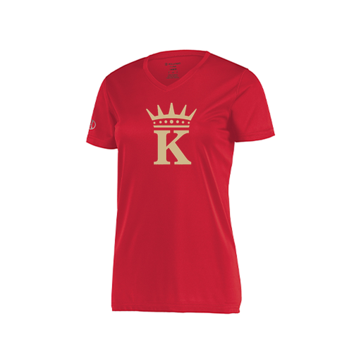 [222820.083.S-LOGO1] Ladies Movement Dri Fit Shirt (Female Adult S, Red, Logo 1)