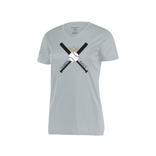 [222820.099.S-LOGO2] Ladies Movement Dri Fit Shirt (Female Adult S, Silver, Logo 2)
