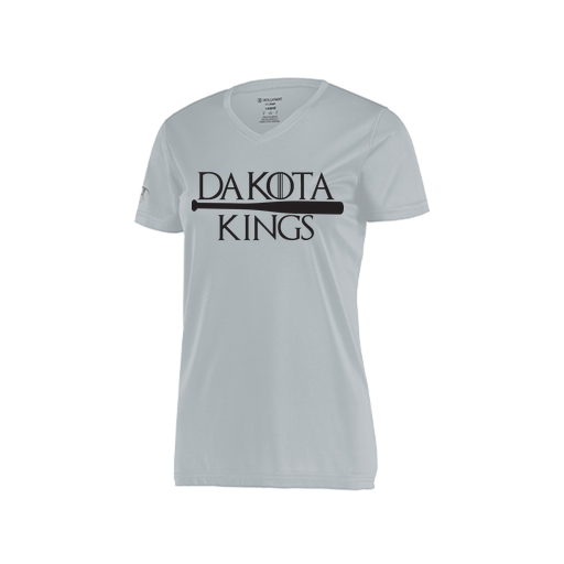 [222820.099.S-LOGO3] Ladies Movement Dri Fit Shirt (Female Adult S, Silver, Logo 3)